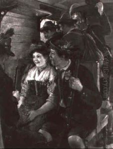 Heimkehr Vom Schutzenfest by Friedrich Anton Otto Prolss