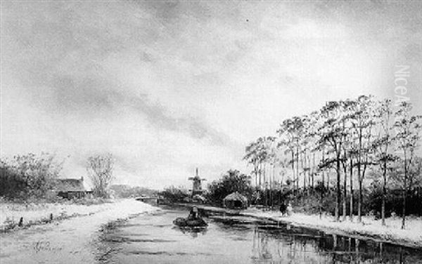 Figures Near A River - view 1