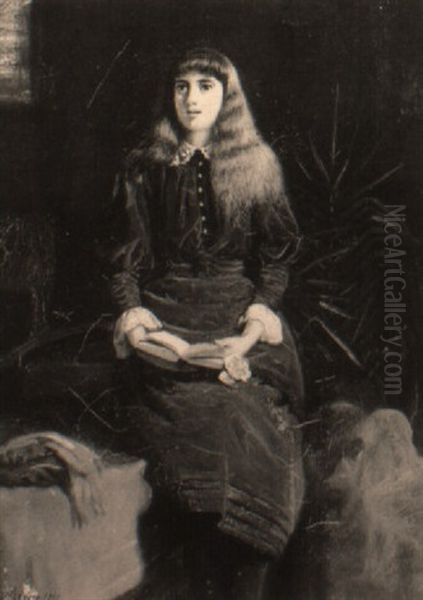 A Girl Reading - view 1