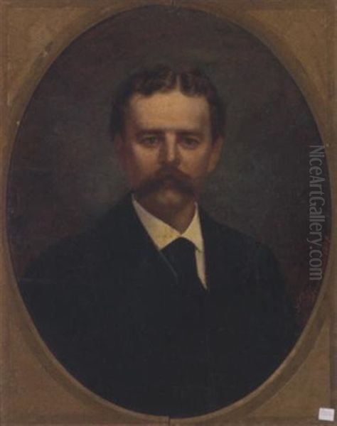 Portrait Of A Gentleman In A Dark Suit And A White Shirt - view 1