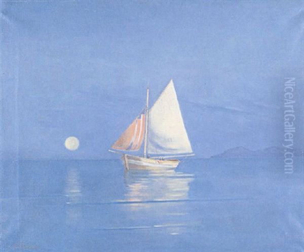Sailing At Full Moon - view 1