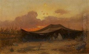 An Arab Encampment by Pavlo Prosalentis