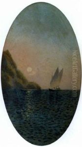 Sailing At Sunset by Emilios Prossalentis