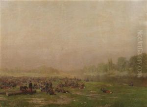 Soldiers At Rest by Paul-Alexandre Protais