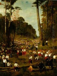 The Military Camp by Paul-Alexandre Protais