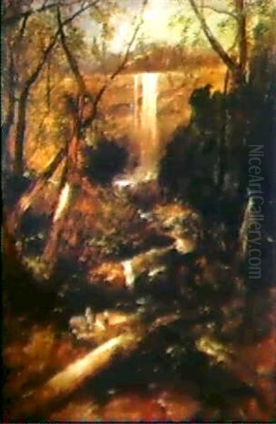 Willoughby Falls, New South Wales, Circa 1842 - view 1