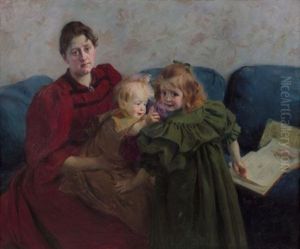 Portrait De Madame Meyer Et De Ses Enfants Portrait De Madame Meyer Et De Ses Enfants