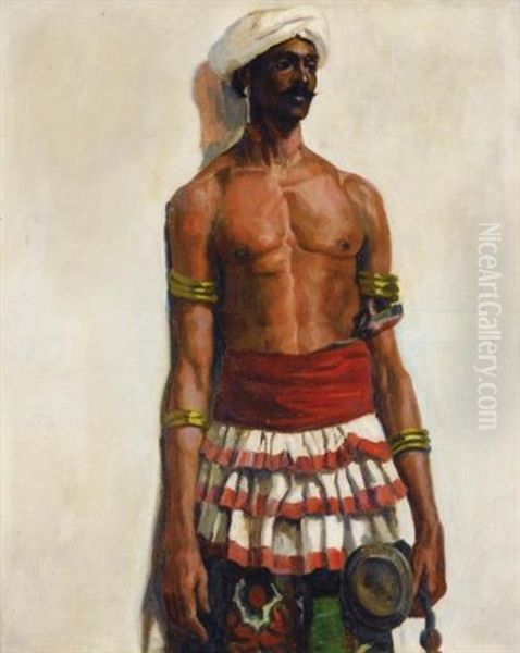 Danseur Aux Bracelets Dores - view 1
