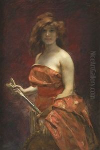 Femme Au Bouclier Et Au Glaive