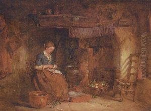 At The Hearth Side by Alfred Provis
