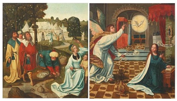 L'annonciation (+ La Recolte De La Manne; Pair) - view 1