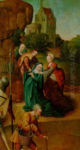 The Madonna Swooning At The Foot Of The Cross With The Three Marees The Madonna Swooning At The Foot Of The Cross With The Three Marees