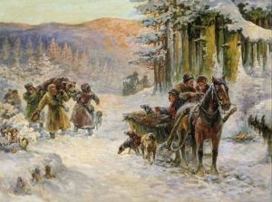 Barenjagd Im Russischen Winter
