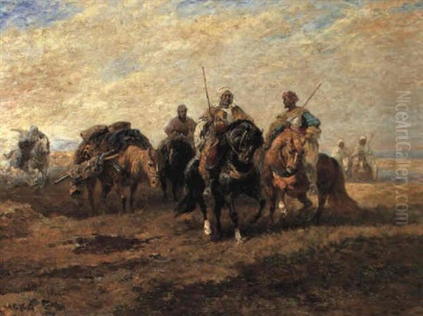 Arab Horsemen - view 1