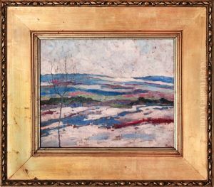 Winter Landscape by Jindrich Prucha