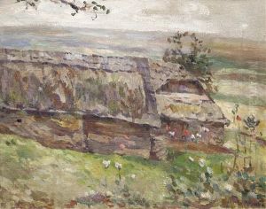 Chalupy Ve Strani by Jindrich Prucha