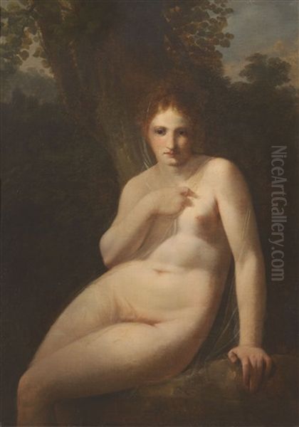 Figura Femminile Nuda In Un Boschetto (la Ninfa Cloe?) - view 1