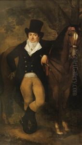 Portrait D"un Gentilhomme Avec Son Cheval