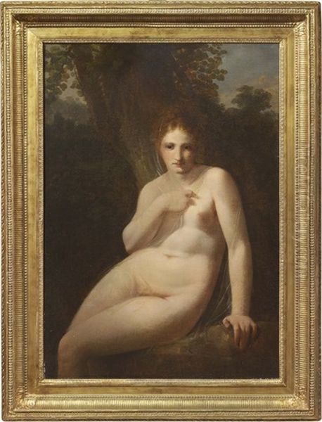 Figura Femminile Nuda In Un Boschetto (la Ninfa Cloe?) - view 1