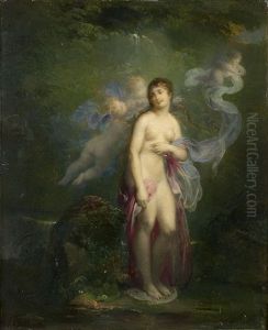 Venus Et Cupidon by Pierre-Paul Prud'hon