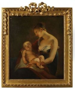 Jeune Mere Et Son Enfant by Pierre-Paul Prud'hon
