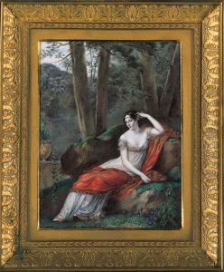 Portrait De L'imperatrice Josephine Dans Le Parc De Malmaison by Pierre-Paul Prud'hon