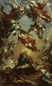 Glorification Of The House Of Burgundy by Pierre-Paul Prud'hon