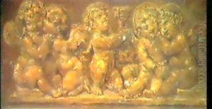 Le Genie Des Plaisirs; Le Genie E La Peinture; Le Genie Des Richesses by Pierre-Paul Prud'hon