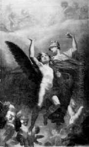 Minerve Conduisant Le Genie Des Arts A L'immortalite by Pierre-Paul Prud'hon