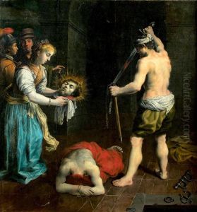 La Decollation De Saint Jean Baptiste by Nicolas Baullery