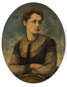 Portret Kamili Gluchowskiej by Tadeusz Pruszkowski