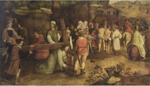 Baullery Christ Carrying The Cross by Nicolas Baullery