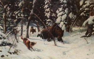 The Attack by Ivan Petrovich Pryanishnikov
