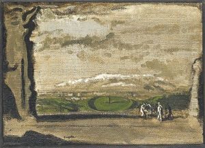 Study For The Deserted Garden by James Ferrier Pryde