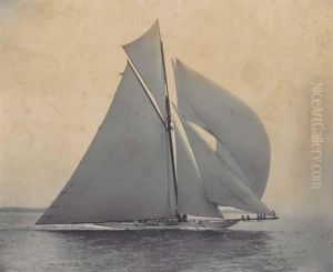 Columbia Racing; Columbia Vs. Shamrock; A New York Yacht Clubmembers Trial Race Prior To 1898 by Charles E. Bolles