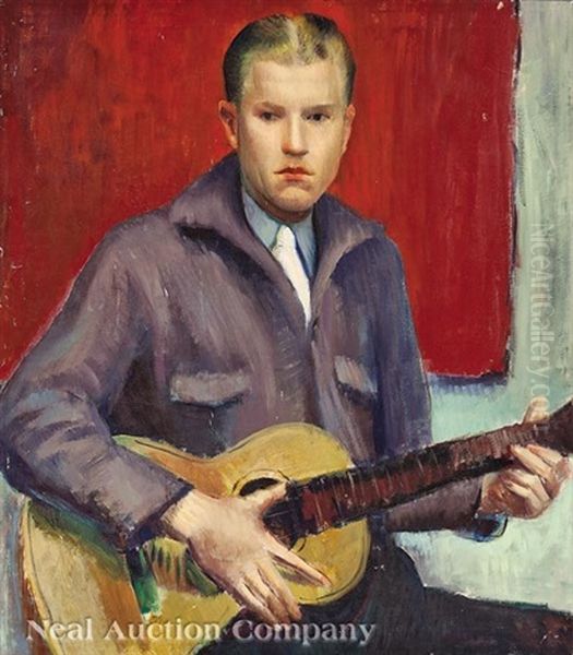 A Rockabilly Guitarist - view 1