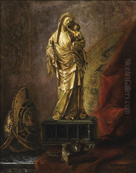 Vierge Du Louvre Du Xive Siecle - view 1