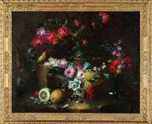 Blumenstillleben by  Pseudo Guardi
