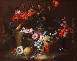 Blumenstillleben by  Pseudo Guardi