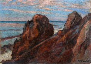 Scogli A Antignano by Mario Puccini