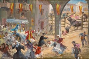 Susto En La Procesion by Jose Puente