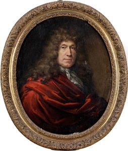 Portrait D'homme En Rouge by Francois Puget