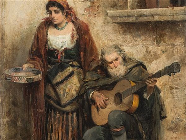 Couple Making Music - view 1