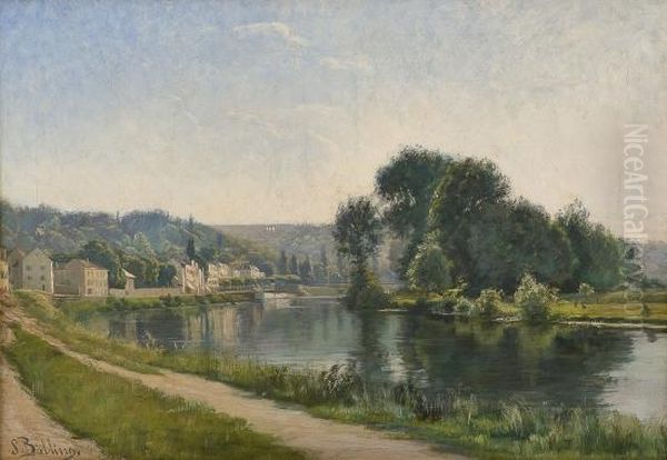 Riverbank In Southern Europe - view 1
