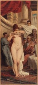 Herodiade (study) by Alexandre Abel Denis de Pujol