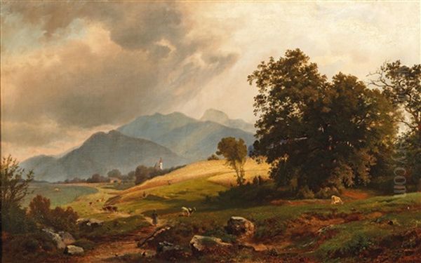 Scene Of Lake Kochel - view 1
