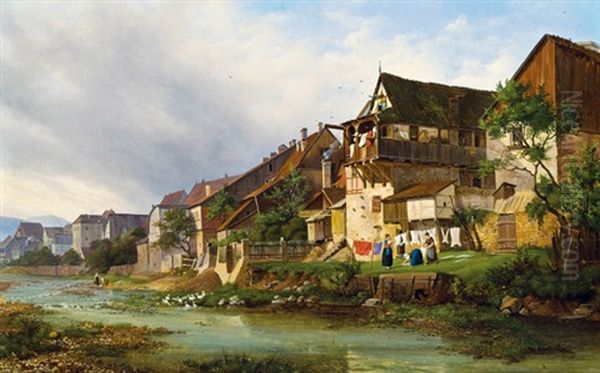 Ansicht Der Vorstadt In Meissen - view 1