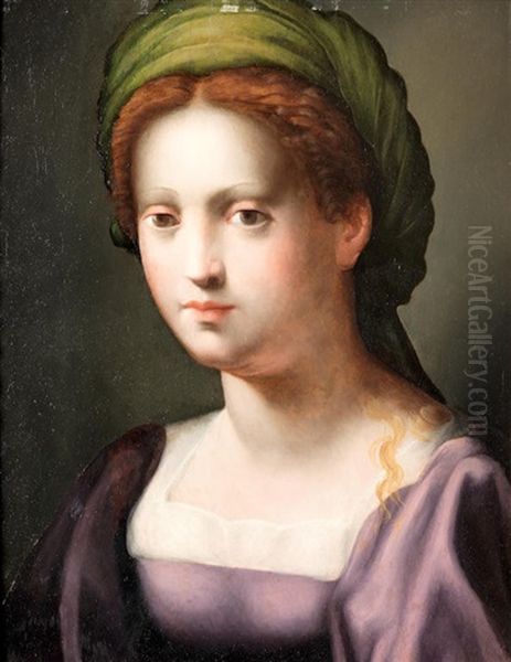 Portrait Of A Young Woman As A Sibyl - view 1
