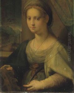 Portrait Of A Lady As Saint Catherine Of Alexandria