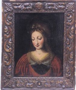 Vierge A La Couronne De Fleurs